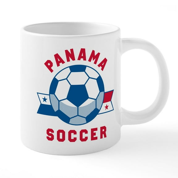 CafePress - Panama Soccer Mugs - 20 Oz White Ceramic Mega Mug