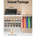 thumbnail image 2 of Nicpro 5 Pcs 2.8 mm Carpenter Pencils Set, Mechanical Pencils Refills in 6 Colors, Woodworking Pencils with 41 Refills, Sharpener, 2 of 6