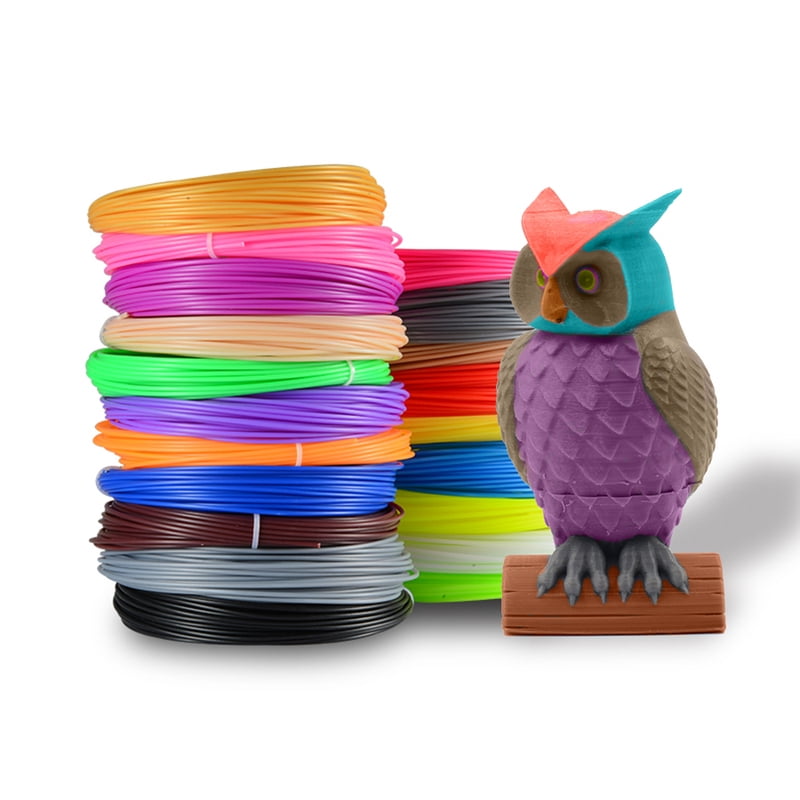Myriwell 5m x 6 colors 3D Pen Filament PCL 1.75mm Plastic Rubber Printing Material for 3D Printer Pen Filament
