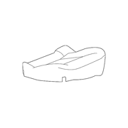 Genuine OE GM Cushion Cover - 22807437
