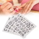 thumbnail image 5 of 3 hojas de pegatinas decorativas para uñas, autoadhesivas, 5D, grabado en relieve, calcomanías para manicura DIY, herramienta, 5 of 8