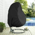 thumbnail image 4 of pitrice Hanging Swing Chair Cover Waterproof IP63 Rattan Egg Seat Outdoor Garden Patio, 4 of 8