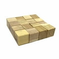 Square Blocks 18 Pc Natural Wooden Craft Blocks Unfinished Hardwood Square Wood 1.25 ...
