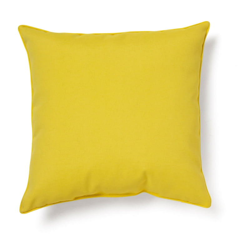 Yellow hotsell toss pillows