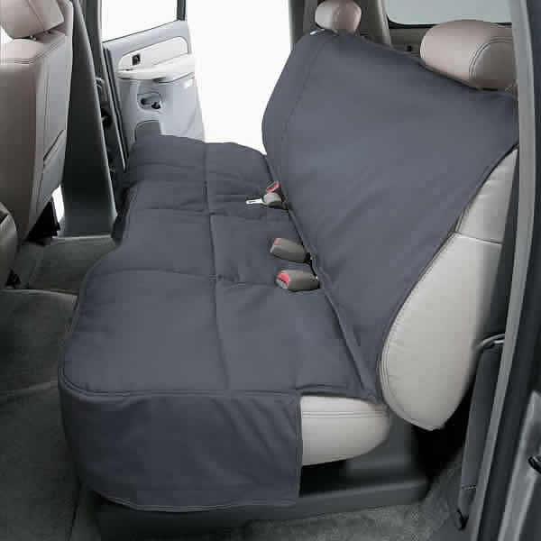 Custom Rear Seat Protector 2007 14 Fits Chevrolet Tahoe Polycotton Grey Dcc4338gy Com - Best Seat Covers For Tahoe