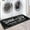 Black 02, variant on Laundry Room Rug Runner 20"x48" Non Slip Waterproof Laundry Mats for Laundry Room Decor Washable Floor Farmhouse Laundry Rug for Mudroom, Washroom, Bathroom, 2x4, Light Grey
