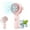 Pink, variant on Mini Hand Fan, Portable Handheld Fan, USB Rechargeable Battery Fan with 180°Adjustable Angle, Small Pocket Fan Powerful Wind but Silent, with 3 Speeds, Hand Held Fan Can Stand for Desk Use (pink)