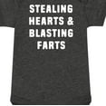 thumbnail image 3 of Instant Message - Stealing Hearts And Blasting Farts - Infant One Piece, 3 of 5