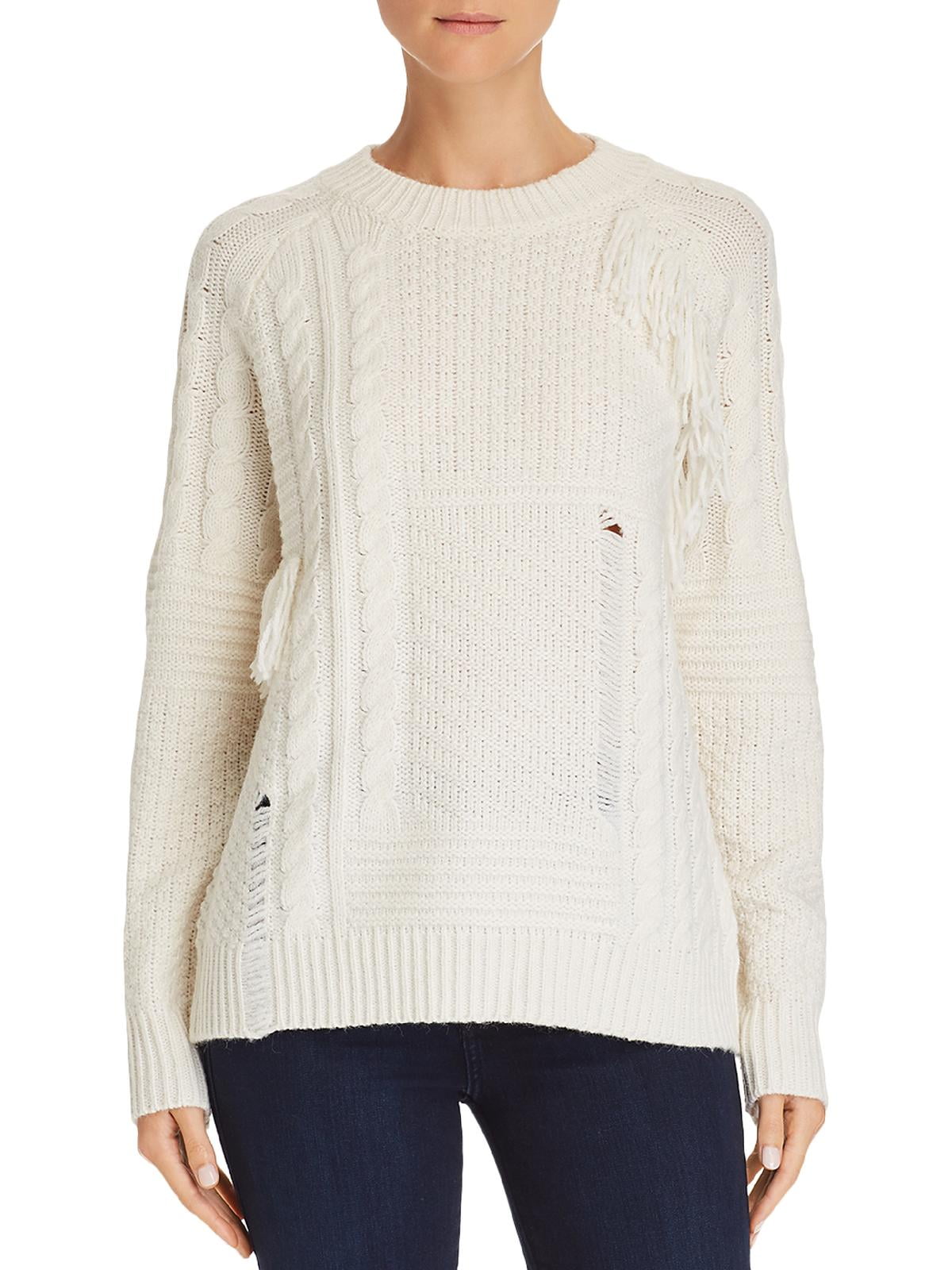 cream cable knit sweater womens