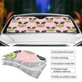 thumbnail image 3 of Yiaed Panda Avocado Print Car Windshield Sunshade Front Auto Car Front Window Sun Shade Foldable Sun Visor Shield Cover Auto Accessories for Sedan SUV Truck-Medium, 3 of 5