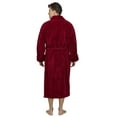 thumbnail image 2 of Men's Shawl Collar Fleece Plush Robe Turkish Bathrobe, 2 of 2
