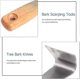 thumbnail image 5 of Reien Unkraut Rinde Entgraten Werkzeug Terrasse Messer Splitting Unkraut Rasen Hof Gartenwerkzeug 2pcs (holzgriff Rinde Schaber), 5 of 5
