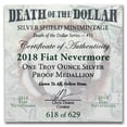 thumbnail image 4 of 2018 1 oz Silver Shield Proof Round - MiniMintage Fiat Nevermore, 4 of 4