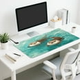 thumbnail image 5 of Wobogo Cute Otter Heated Mouse Pad Extra-Large Desk Mat With 3 Heating Levels and 3-hour Auto Shut-Off Protection Ideal for Computer Keyboards Home Office Hand-warming Essential 31.5in × 13in, 5 of 9