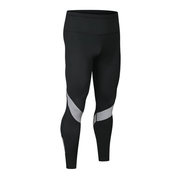 uublik Mens' Thermal Pants Sports Tights Leggings Winter Athletic Baselayer Bottoms, Gray
