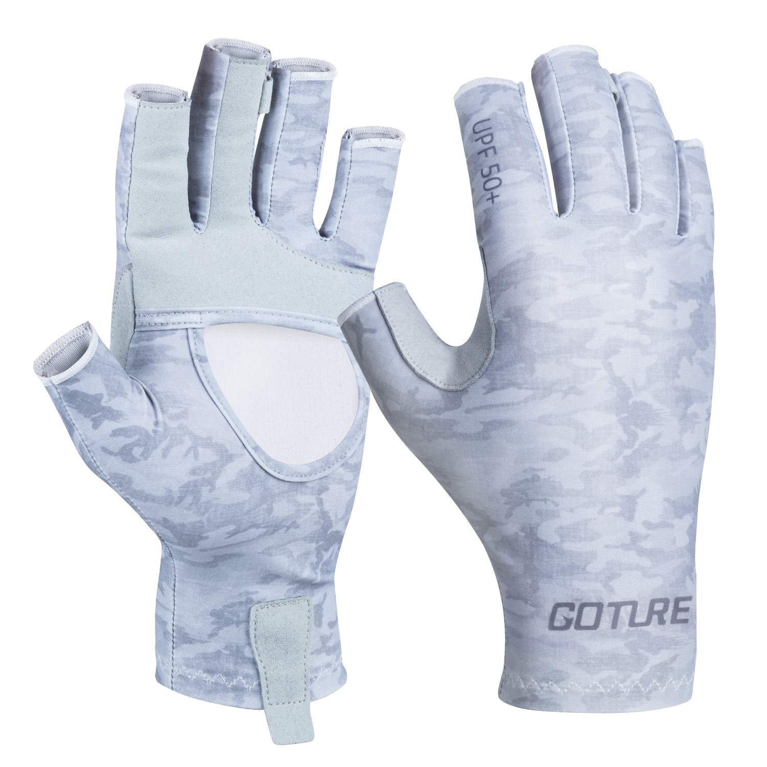Gants De Pêche Sans Doigts - Protection UV, Respirants - Taille Unique - Beige