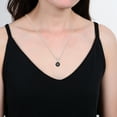 thumbnail image 3 of Sterling Silver with Natural Black Diamond Solitaire Pendant with 18" Chain, 3 of 3
