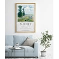 thumbnail image 2 of IDEA4WALL Framed Canvas Art Wall Decor Poppy Field, 1875 Master Aritst Claude Monet Oil Painting Impressionism Traditional Scenic for Dorm Home Office - 16"x24", 2 of 4