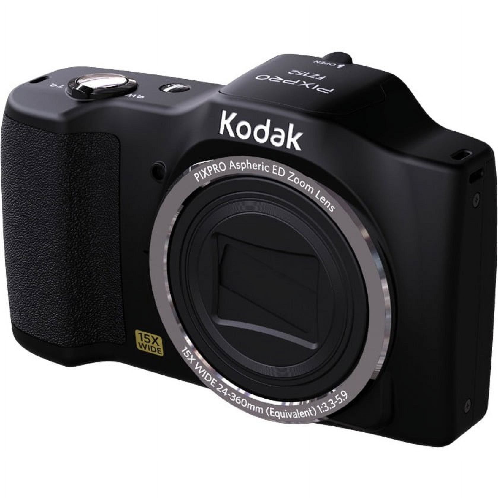 Kodak PIXPRO FZ152 16.2 Megapixel Compact Camera, Black - image 3 of 13