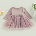 thumbnail image 4 of PENGXIANG Enfant en Bas Âge Filles Robe Paillettes Étoiles Lune Motif Tulle Tutu Robe, 4 of 8
