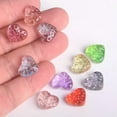 thumbnail image 4 of U8MO 10pcs Heart Shape 13x15mm Strawberry Handmade Lampwork Crystal Glass Loose Beads-Red, 4 of 4