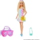 thumbnail image 2 of Barbie Premium Pink Sunglasses Fashion Bag, Multicolor Dress, Blue Heels, and Accessories, 2 of 5