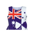 thumbnail image 4 of Girls Dress Australia National Flag National Day Color Contrast 4 Years, 4 of 6