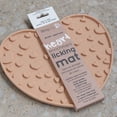 thumbnail image 5 of Dexypaws: Enrichment Lick Mat: Blush Pink Heart - Grooved Silicone Dog Feeding Dish, Spread Food Or Treats Onto The Mat, Pet Soothing, Suction Back, 5 of 7