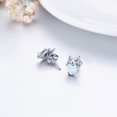 thumbnail image 3 of Midir&Etain Cat Earrings 925 Sterling Silver Cat Earrings Kitten Earrings Ladies Cat Earrings Jewelry Gift Hypoallergenic Gift for Ladies Girls Animal Lovers, 3 of 7