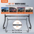 thumbnail image 2 of Soporte extensible VEVOR para camión, acero, 363 kg de capacidad, 2 of 9