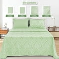 thumbnail image 6 of Lux Decor Collection 4 Piece Twin XL Bed Sheets Set - Luxury Soft Microfiber Bed Sheets Set Deep Pocket - Twin XL, Sage, 6 of 9