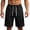 Black, variant on Men's Big & Tall 5" 7" 9" Jacquard Sweat Shorts - Pull On Soft Lounge Drawstring Sweatpant Athletic Gym Workout Short with Pockets Size M-5XL White