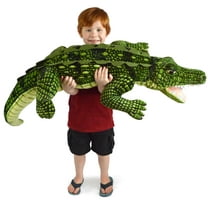 Kuwat the Saltwater Crocodile | 56 Inch Big Stuffed Animal Plush Alligator | Shipping from Texas | By TigerHart Toys