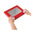 Etch A Sketch Original Drawing Doodle Toy with Retro Red Frame and