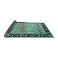 thumbnail image 2 of Ahgly Company Indoor Square Oriental Light Blue Modern Area Rugs, 4' Square, 2 of 4