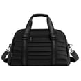 thumbnail image 2 of Bolsa deportiva de gimnasio, bolsa de viaje con compartimento para zapatos, ligera y ajustable. Negro, 2 of 9