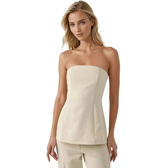 Strapless Fitted Long Top