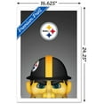 thumbnail image 3 of NFL Pittsburgh Steelers - S. Preston Mascot Steely McBeam 20 Wall Poster, 14.725" x 22.375", Framed, 3 of 3