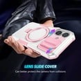 thumbnail image 5 of Allytechgroup Magnetic For iPhone 16 Case with Ring, [1x Screen Protector] [Slide Camera Cover] Military Grade Drop Protection Back Cover For iPhone 16, B, 5 of 10