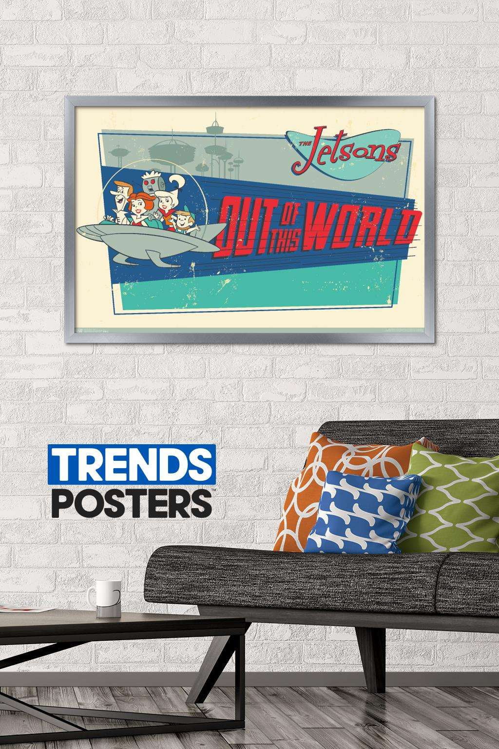 The Jetsons - World Wall Poster, 22.375" x 34", Framed