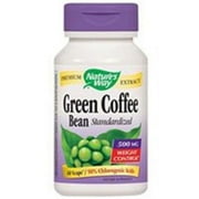 Natures Way Green Coffee Bean 500 mg Vegetarian Capsules, Weight Control - 60 ea
