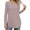Gray, variant on Olyvenn Women's Long Sleeve Tunic Tops 2025 Crew Neck Casual Tops Side Split Shirts Solid Spring Fashion Pullover Tops Yellow 10