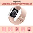 thumbnail image 3 of Stretchy Watch Band Compatible for Apple Watch Band 41mm 40mm 38mm Comfortable A, 3 of 5