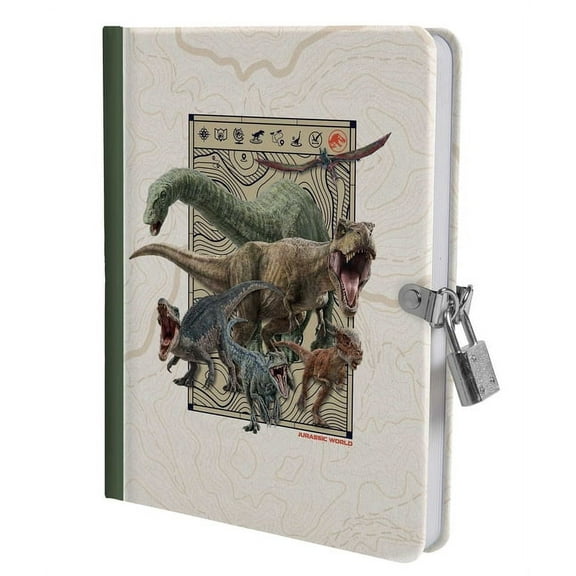 Jurassic World Invisible Ink Lock & Key Diary (Other)