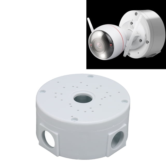 Soporte de montaje en pared para cámara soporte de montaje en pared para cámara de seguridad resistente al agua cable incorporado para el hogar