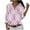 D, variant on October Breast Cancer Awareness Shirts for Women Pink Ribbon Print Long Sleeve Collared V Neck Button Down Business Work Blouses Dressy Casual Office Shirt