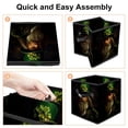 thumbnail image 4 of Saint Patrick's Day Foldable Clothes Storage Bins with Handle, 10.8"x10.5"x10.6", Large Capacity Toy Box, 4 of 6