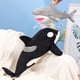 thumbnail image 3 of Peluche de tiburón blanco de imitación, almohada de ballena asesina, cojín tranquilizador, regalo para niños y niñas., 3 of 6