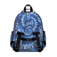 thumbnail image 3 of Colorful Tie Dye Pattern Backpack for School,Cute School Bag,Schoolbag with Adjustable Shoulder Straps & Padded Back,15.25"x11.5"x5.25", 3 of 5