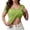 Green, variant on Public Womens Short Sleeve T Shirts with Built in Bra Plus Size Loose Fit Crew Neck Summer Tops Causal Solid Basic Tees Pink XL